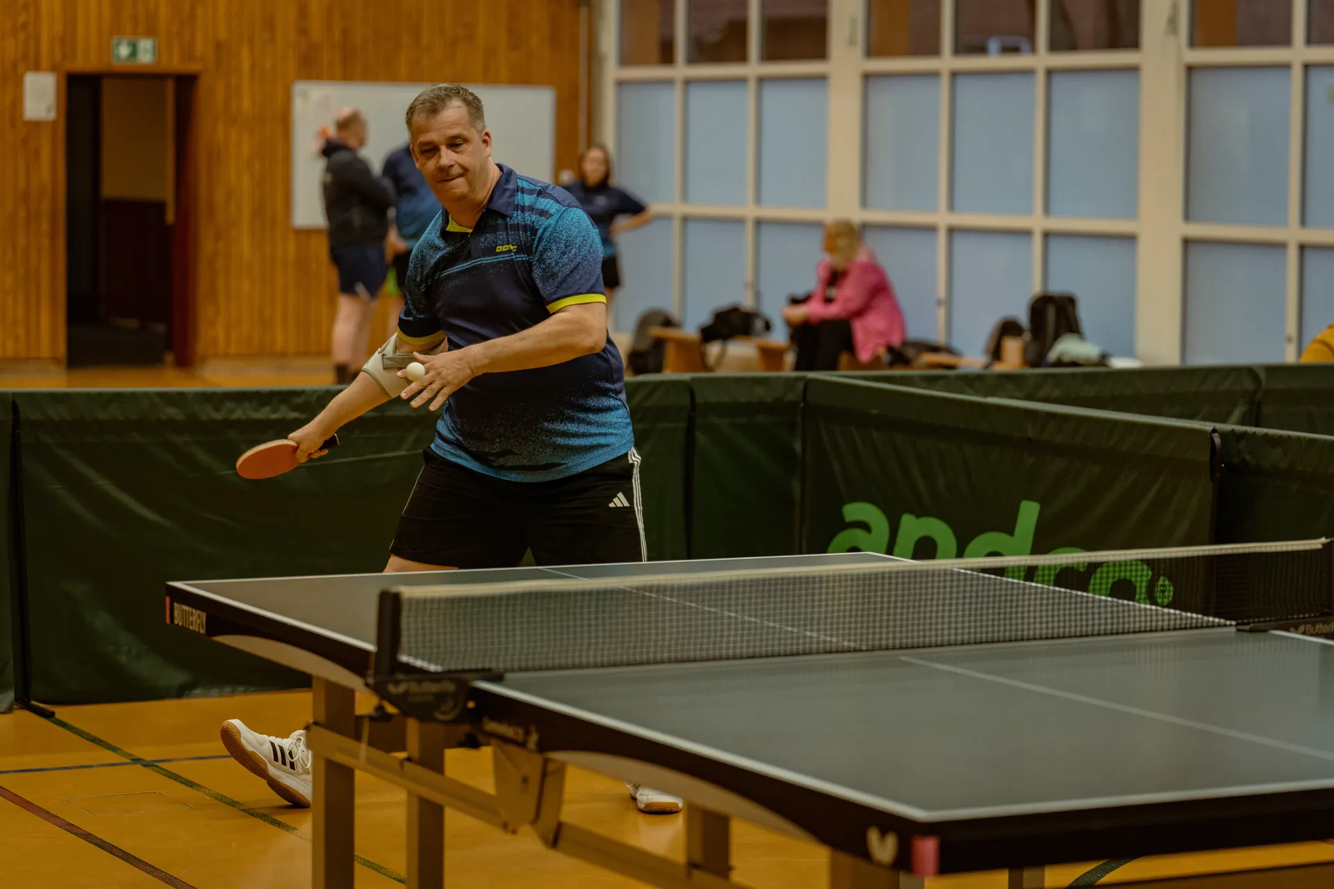 Sven Kronberg beim Topspin